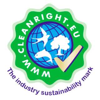 sello sostenible cleanright que distingue a las industrias con prácticas sostenibles